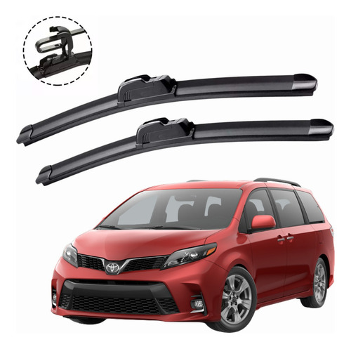 Par Plumas Limpiaparabrisas Brx Toyota Sienna 2019