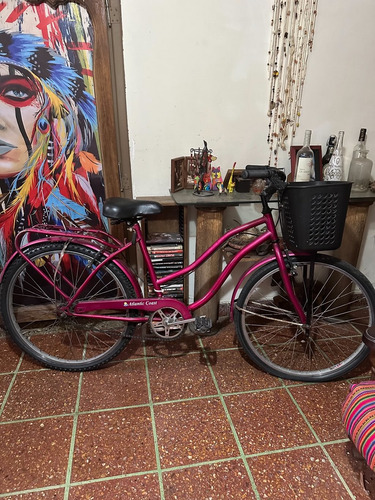 Bicicleta Atlantic Coast 26 Mujer 2015 Con Pie De Apoyo Rosa 26 " (Usado)