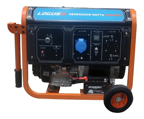 Grupo Electrogeno Logus Gg8500e 8500w Con Ruedas