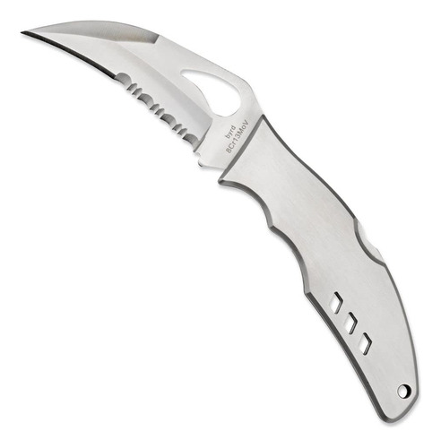 Spyderco Byrd Crossbill Stainless Combination Edge Knife