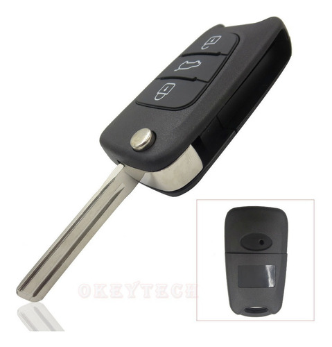 Carcasa Llave Flip Plegable Para Kia Hyundai Nuevo