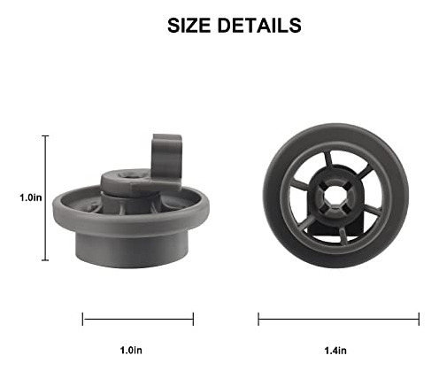 Conjunto De Rodillos Del Portaplatos Inferior 4581dd3003b (v