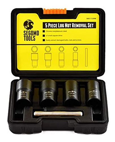 Segomo Tools Nbe1722mm - Juego De 5 Tornillos Y Tuercas