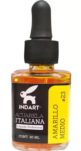 Acuarela liquida Italiana Indart Verde Olivo 30ml