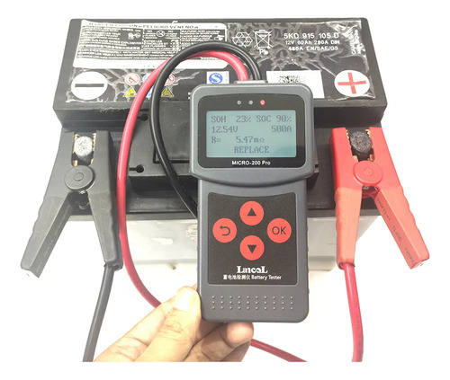 Probador De Baterías De 12 V Sae Cca Kjh Para Automóviles Y