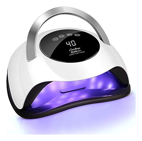 Lámpara De Uñas Led Uv De 120 W, Esmalte De Uñas De Gel Eask