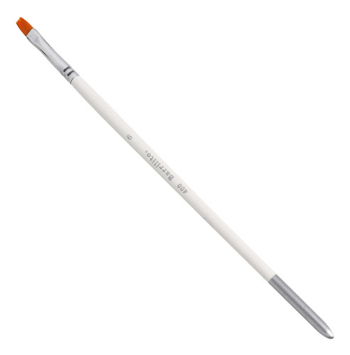 Pincel Plano P Pintura Acrílica Barrilito, Calibre 6- 12 Pz Cerdas Marrón