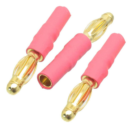 Conector Tipo Bala Macho De 4,0 Mm Sin Cables A Conector Tip