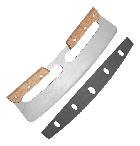 Cortador De Pizza De Acero Inoxidable, Hoja Basculante Con