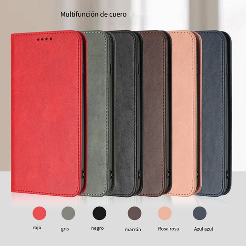 Funda Tipo Cartera Magnética Para Samsung Galaxy A11 Eu/m01s/a10s Con Bloqueo Rfid