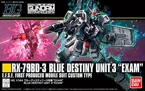 Maqueta Gundam Hguc 1/144 Unidad 3 (exam) Azul Destiny
