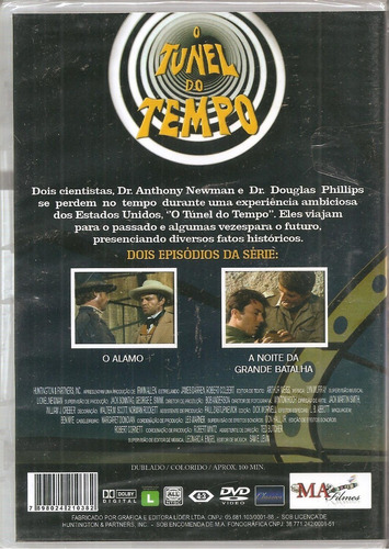 Dvd O Tunel Do Tempo Vol. 7 - Robert Colbert, James Darren