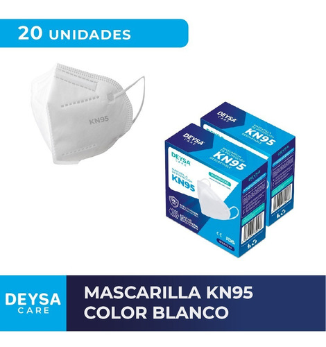 Dos Pack De Mascarillas Kn95 De 5 Capas, 10 Unidades