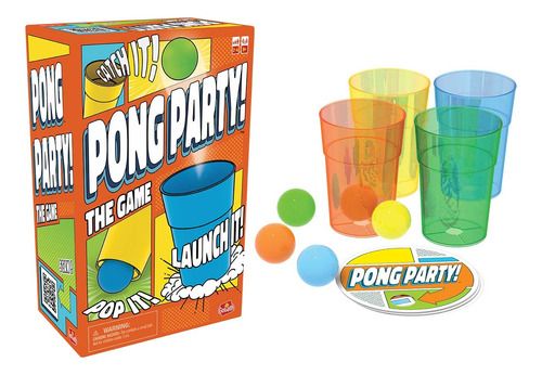 Pong Party - Ping Pong Vasos - Juego De Mesa / Diverti