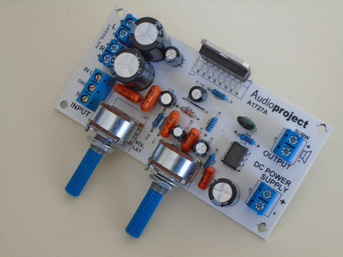 Imagen 3 de 9 de Modulo Amplificador 2.1 11+11+38 Watts C/vol - Audioproject