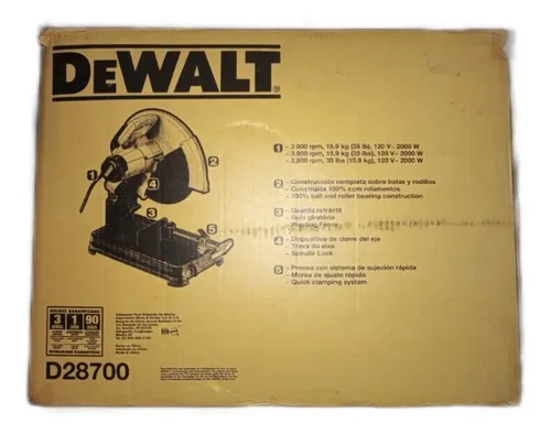 comprar Tronzadora Dewalt 14  D28700 2000w