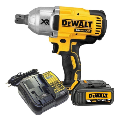 Chave De Impacto 3/4 A Bateria 20v 3ah Max Dcf897 Dewalt