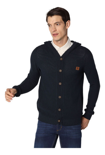 Ferrioni Suéter Cardigan Para Hombre Mod M13230