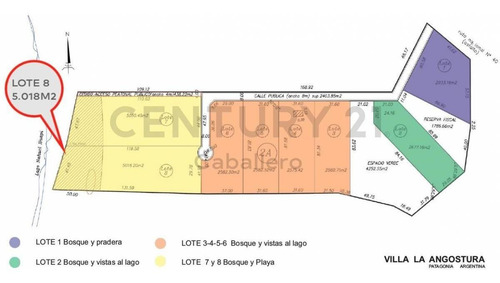 Imagen 2 de 30 de Exclusivo Lote 5.018 M2 Con Costa Lago Nahuel Huapi, Villa La Angostura - L8