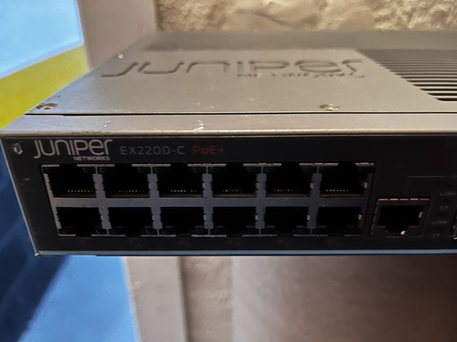 Switch 12 Portas Gigabit Poe Gerenciavel 2 Sfp - Juniper (Usado)