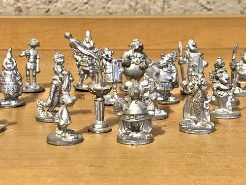 Coleção Miniaturas Chumbo Asterix E Obelix Antigo Raro (Usado)
