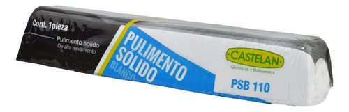 Pulimento Sólido Blanco Psb 110 Castelan Piedra Para Pulir