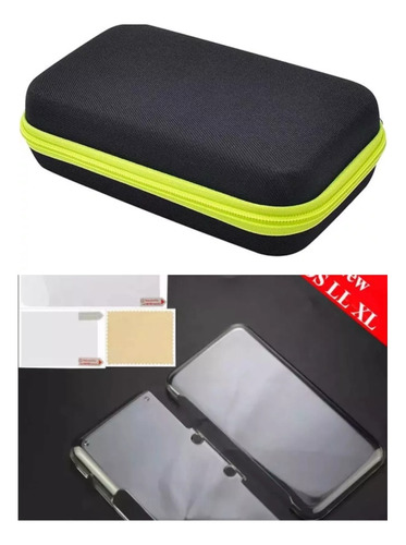 Kit Capa Película E Estojo Rígido Premium Para New 2ds Xl 