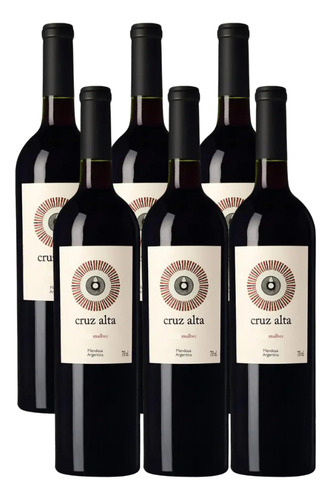 Promoção Vinho Rutini Cruz Alta Malbec 750 Ml Kit 06 Unid