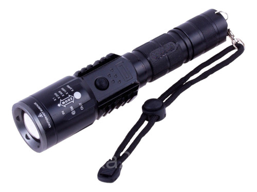 Lanterna Police U01 Tatica Led Cree T6 58000w Lanterna Preto Luz Branco