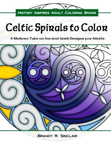 Celtic Spirals To Color A Modern Take On Ancient Irish Desig