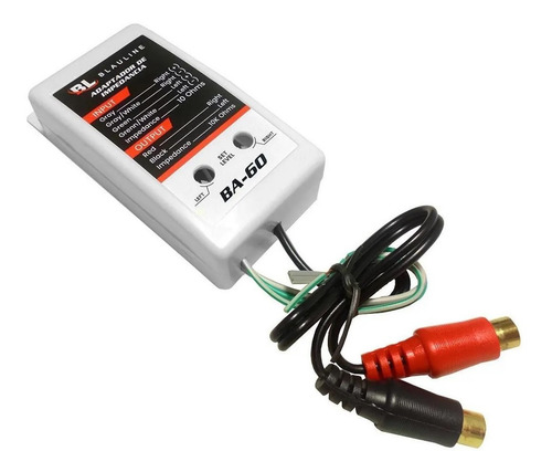Imagen 1 de 3 de Adaptador De Impedancia Alta Blauline 2 Canales Ns-60 Cjf