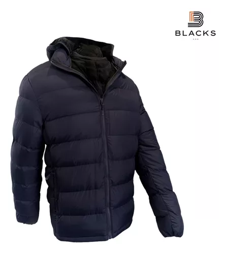 Campera Hombre Inflada Impermeable Invierno Simil Pluma