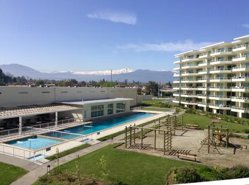 Arriendo Departamento En Condominio Parque Carrera (1 Junio)