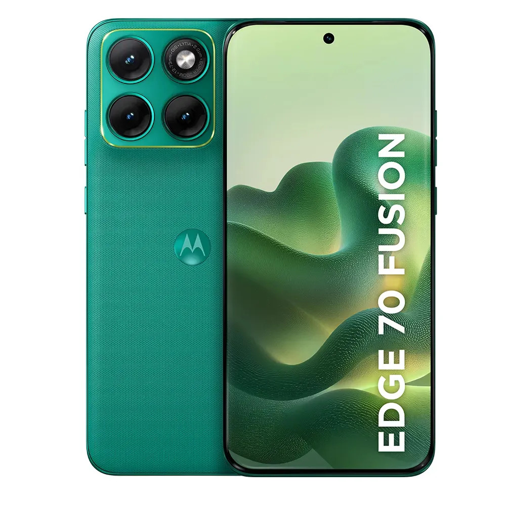 Smartphone Motorola Edge 70 Fusion 5g - 256gb 12gb Ram + 12gb Ram Boost, Camera 50mp Sony Lytia 710, Tela 1.5k Extreme Amoled 144hz - Verde
