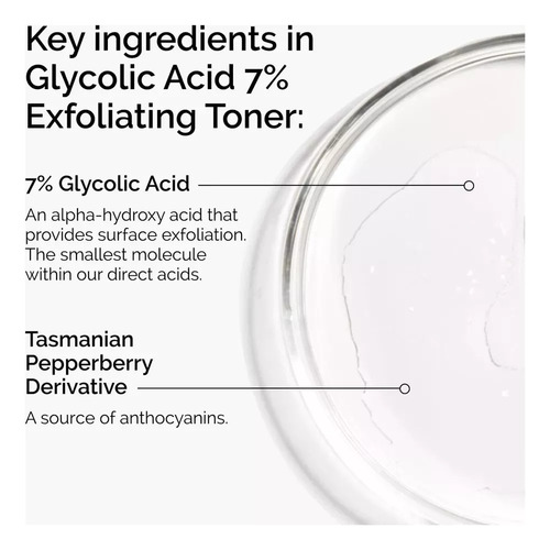 Exfoliante Con Ácido Glicólico Al 7% De The