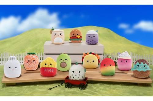 Set De Juguetes De Peluche Squishville Sqm0521 12 Piezas