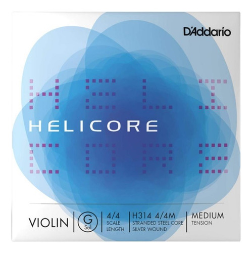 Daddario H314 4/4m Cuerda Sol Individual Violín Helicore