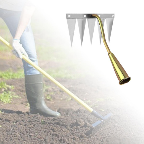 Herramienta De Hierba De Jardinería Desmontable 5 Dientes