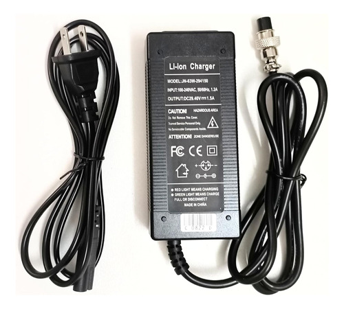 [verified Fit] 29.4v 1.5a/ 1a 3prong Charger For Ho.ver...