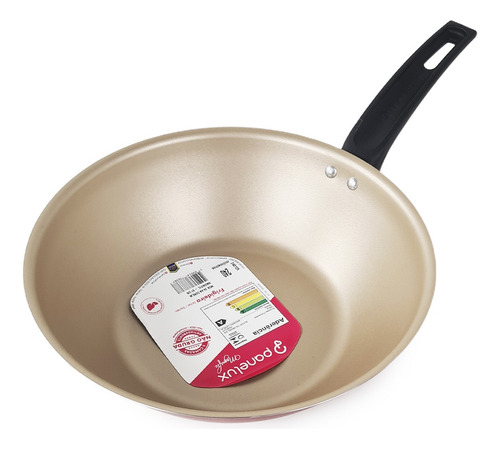Wok Aluminio Panelux Magnific 24 Cm Cereza