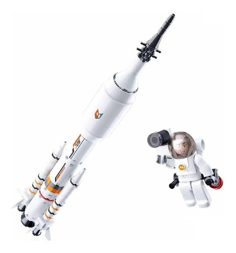 Imagem 3 de 6 de Blocos P/ Montar Sluban Foguete Espacial B0735 - Br1033