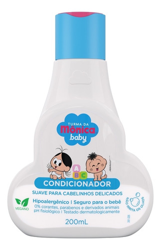 Condicionador Cabelinhos Delicados Turma Da Monica 200ml