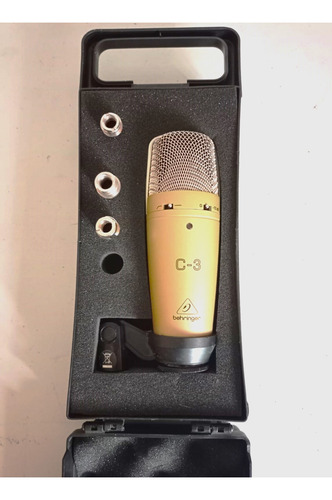 Microfono Behringer C3 Condenser Color Dorado