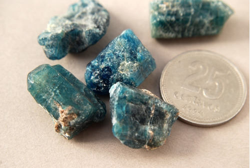 Piedra Cristal De Apatito Azul Nro. 2