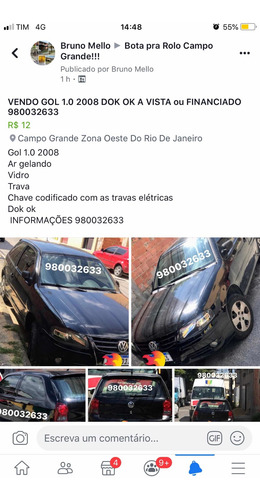 Volkswagen Gol 2008 1.0 Plus Total Flex 3p