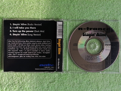 Eam Cd Maxi Single N Trance Stayin' Alive 1995 Techno Scream