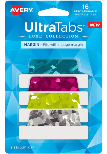 Margin Ultra Tabs, 2.5  X 1 , Colores Holográficos De ...