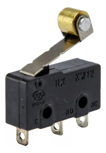 Pack Microswitch 5a 250v Na Con Rueda Metálica X 6 Unidades