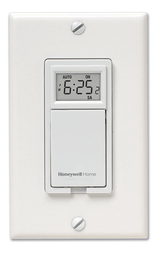 Interruptor Luz Programable Honeywell Rplsb Temporizador