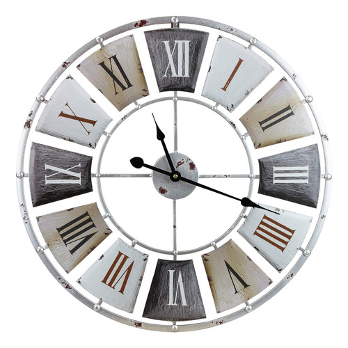 Sorbus - Reloj De Pared Decorativo Grande  Manecillas De Cen